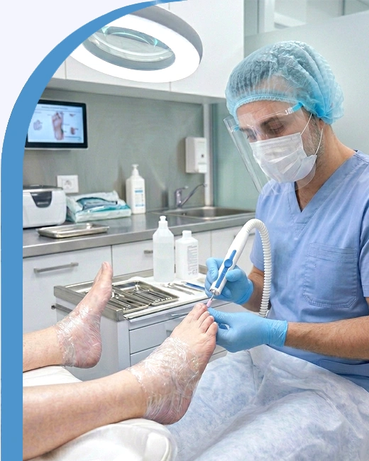 В процесі під час процедури W trakcie zabiegu w Podokom.com
